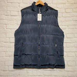 Vcansion Men's Winter Puffer Vest Quilted Blue 2XL